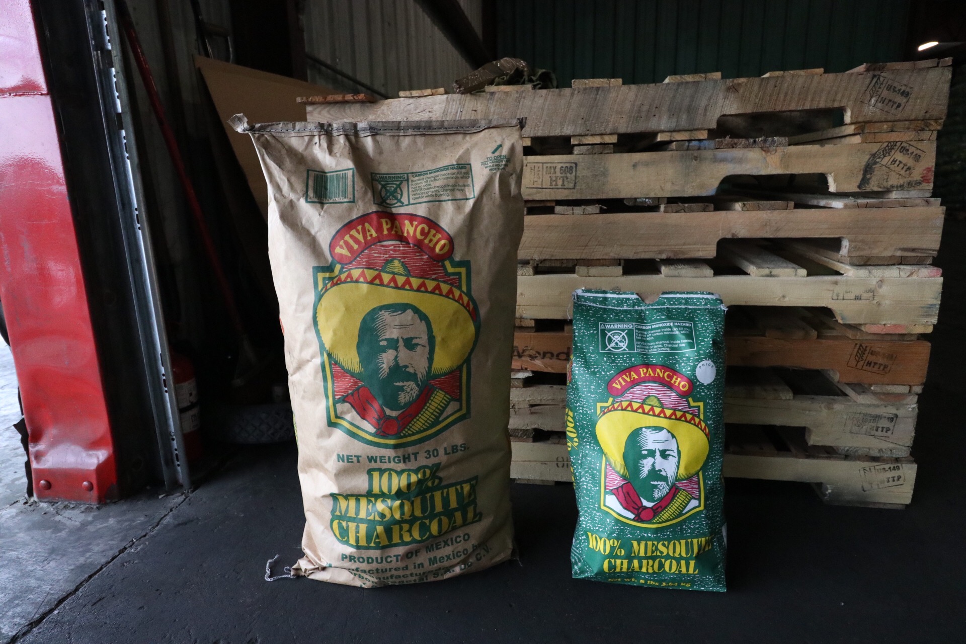 Viva Pancho mesquite charcoal products hero